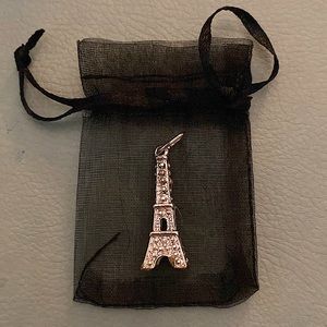 Eiffel tower necklace charm